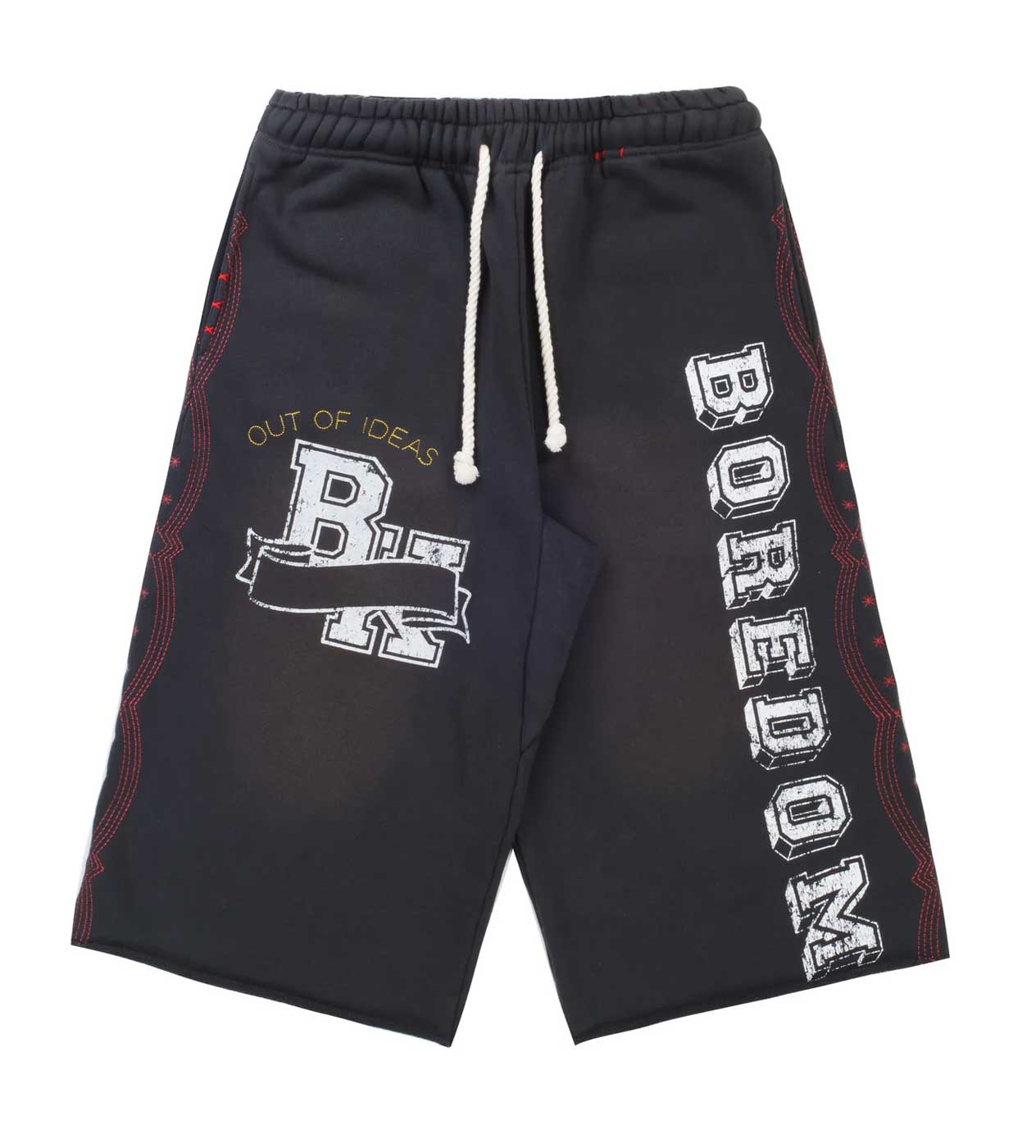 Boredom Kills Collegiate Shorts Vintage Black