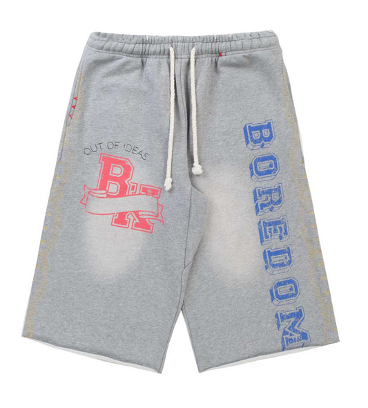 Boredom Kills Collegiate Shorts Grey