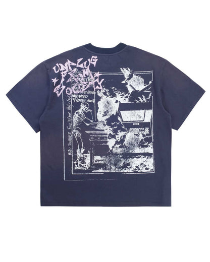 Boredom Kills French T-Shirt Navy