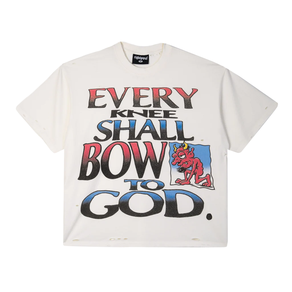 Righteous Bow To God T-Shirt White
