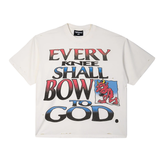Righteous Bow To God T-Shirt White