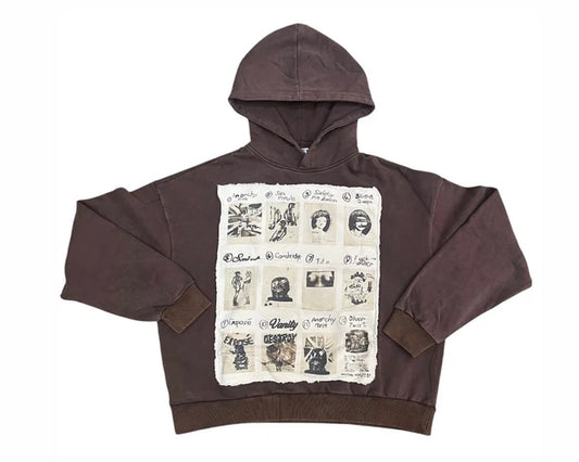 Saint Vanity Van Life Hoodie Brown