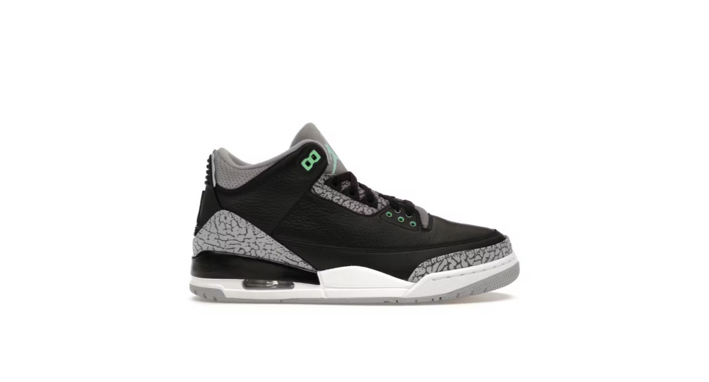 Jordan 3 Green Glow