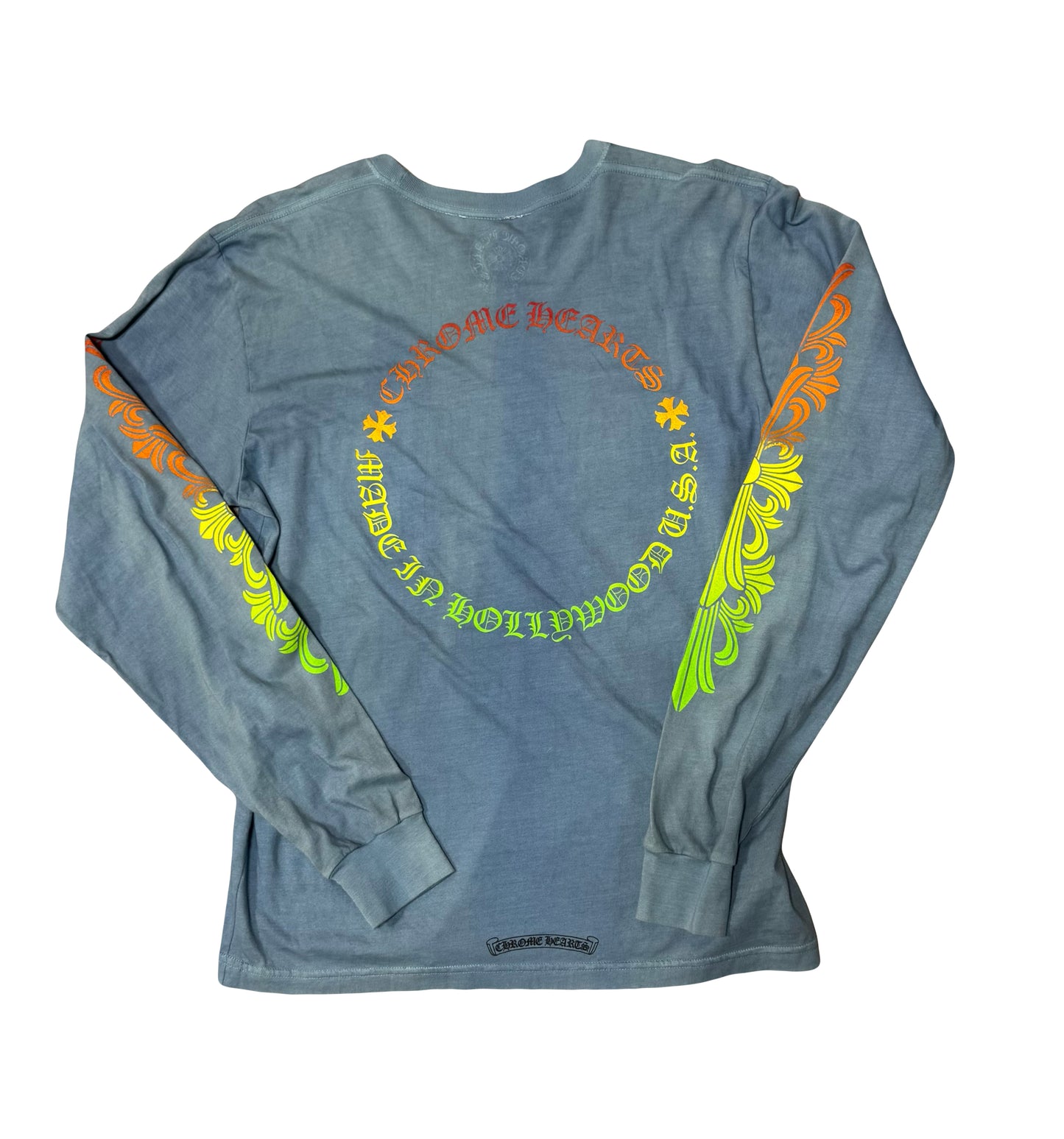 Chrome Hearts Made In Hollywood Gradient Long Sleeve Blue