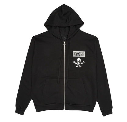 Chrome Hearts Foti Multi Teeter Harris Logo Zip-Up Black