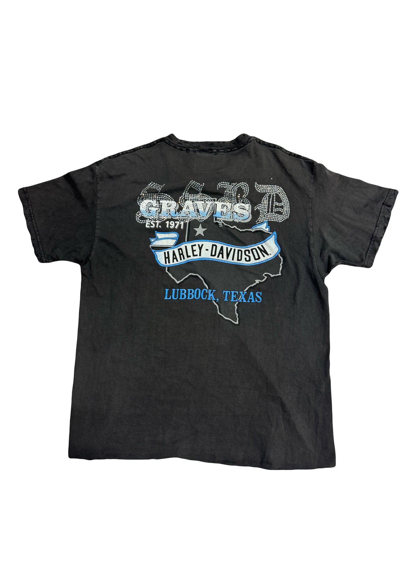 SSBD Harley Davidson Lubbock Texas T-Shirt Black