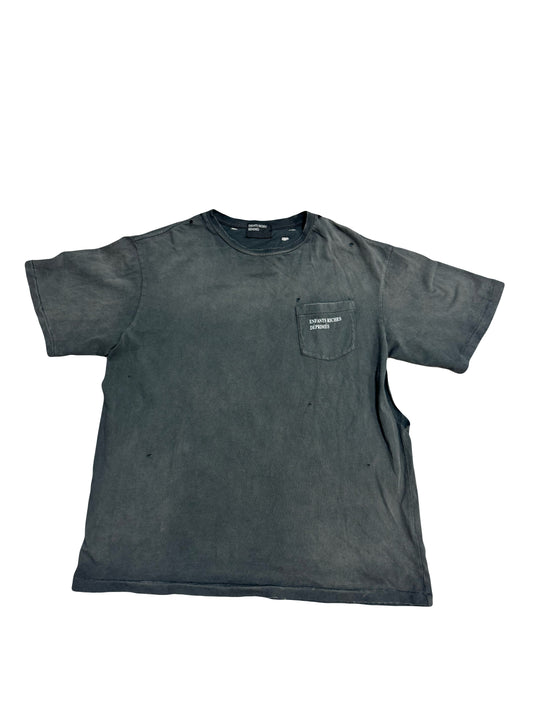 Enfants Riches Déprimés Thrashed Classic Logo T-Shirt Black