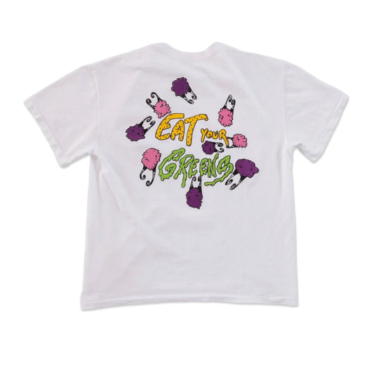 Matty Boy Anti Promo Eat Your Greens T-Shirt White