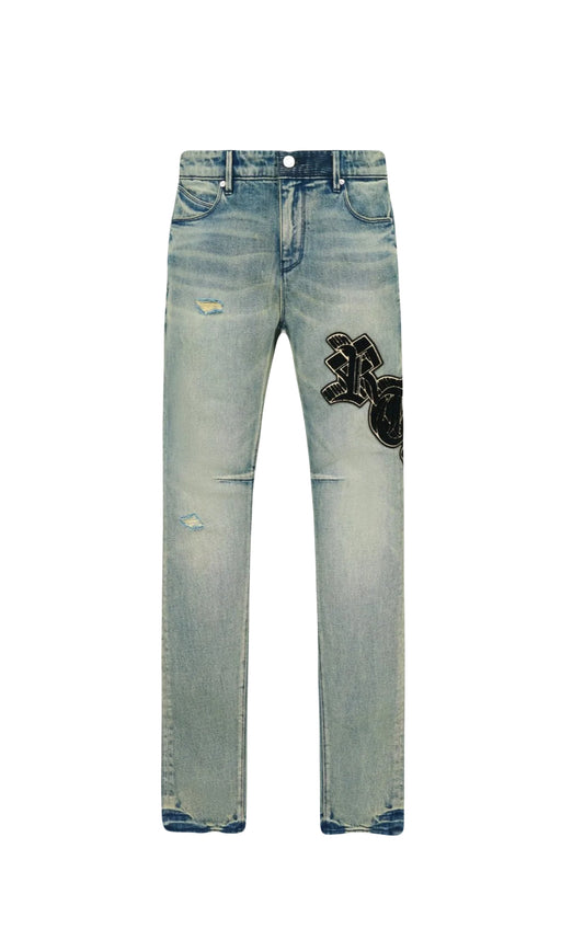 RTA Jeans Bryant OG Patch Ocean Shade