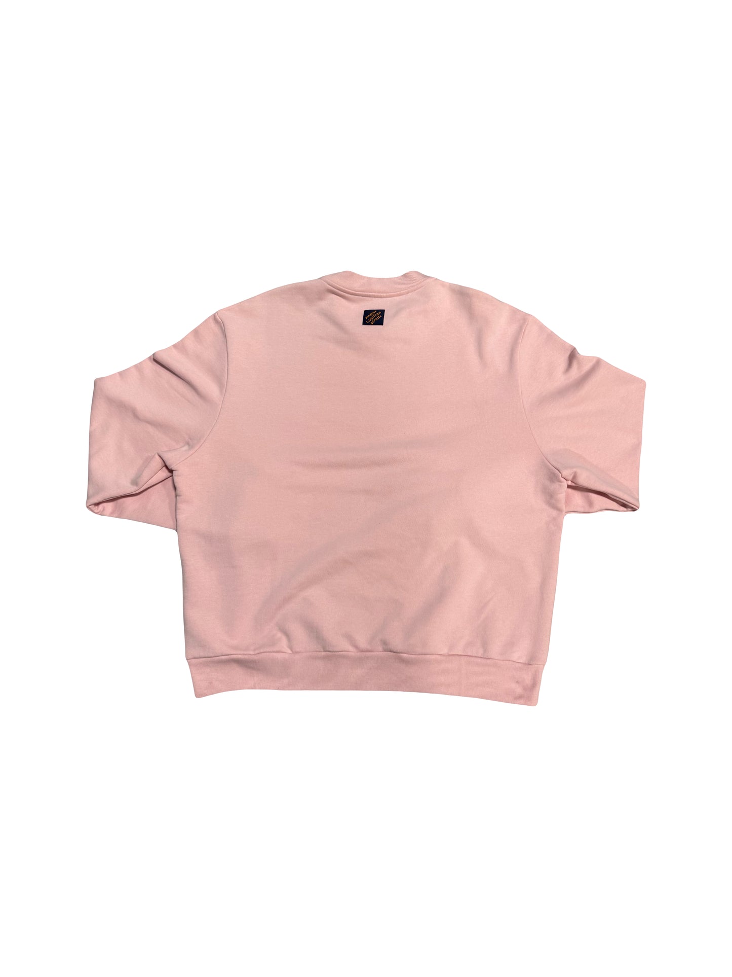 Louis Vuitton Signature Embroidered Crewneck Pink (PREOWNED)