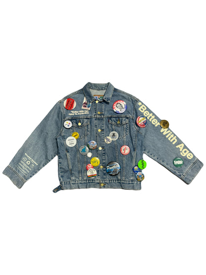 Better With Age Campaign Jean Jacket Indigo