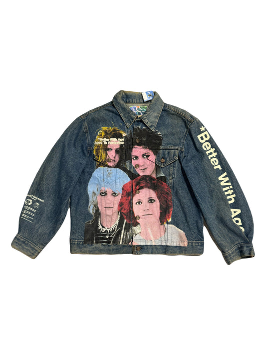 Better With Age Blanche Trucker Jean Jacket Indigo