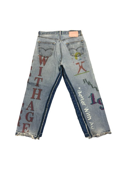 Better With Age Jeans Harrison Wide Indigo (PREOWNED)