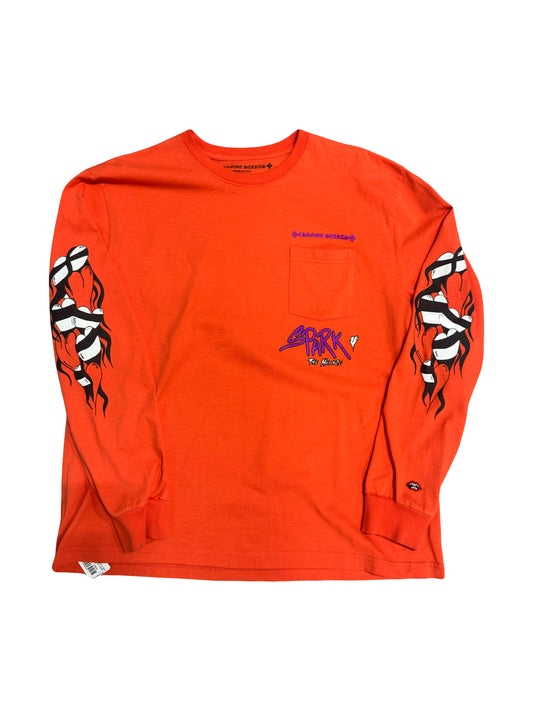 Chrome Hearts Matty Boy Sadistic Lipstick Long Sleeve Red (PREOWNED)