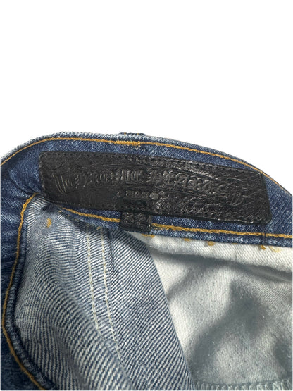 Chrome Hearts Levi Jeans Black Patches (18) (PREOWNED)