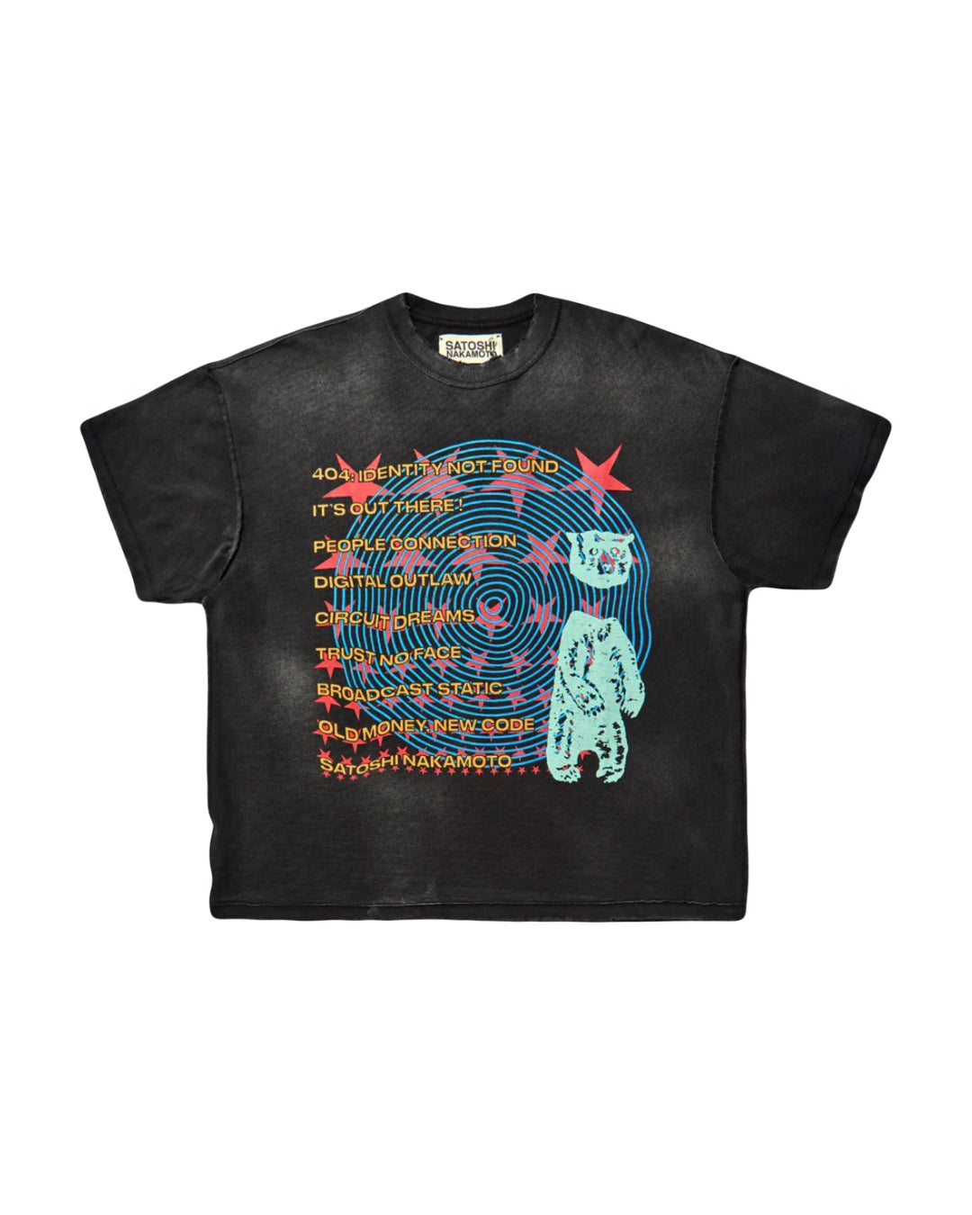 Satoshi Nakamoto Overdrive T-Shirt Black