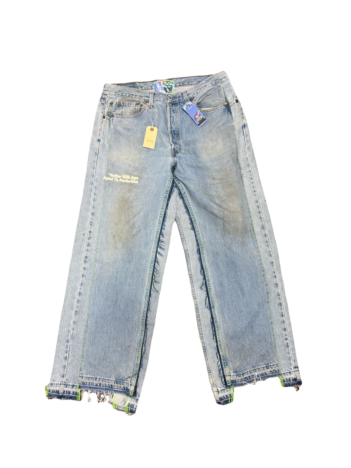 Better With Age Jeans Monroe Triple Wide Trouser Indigo