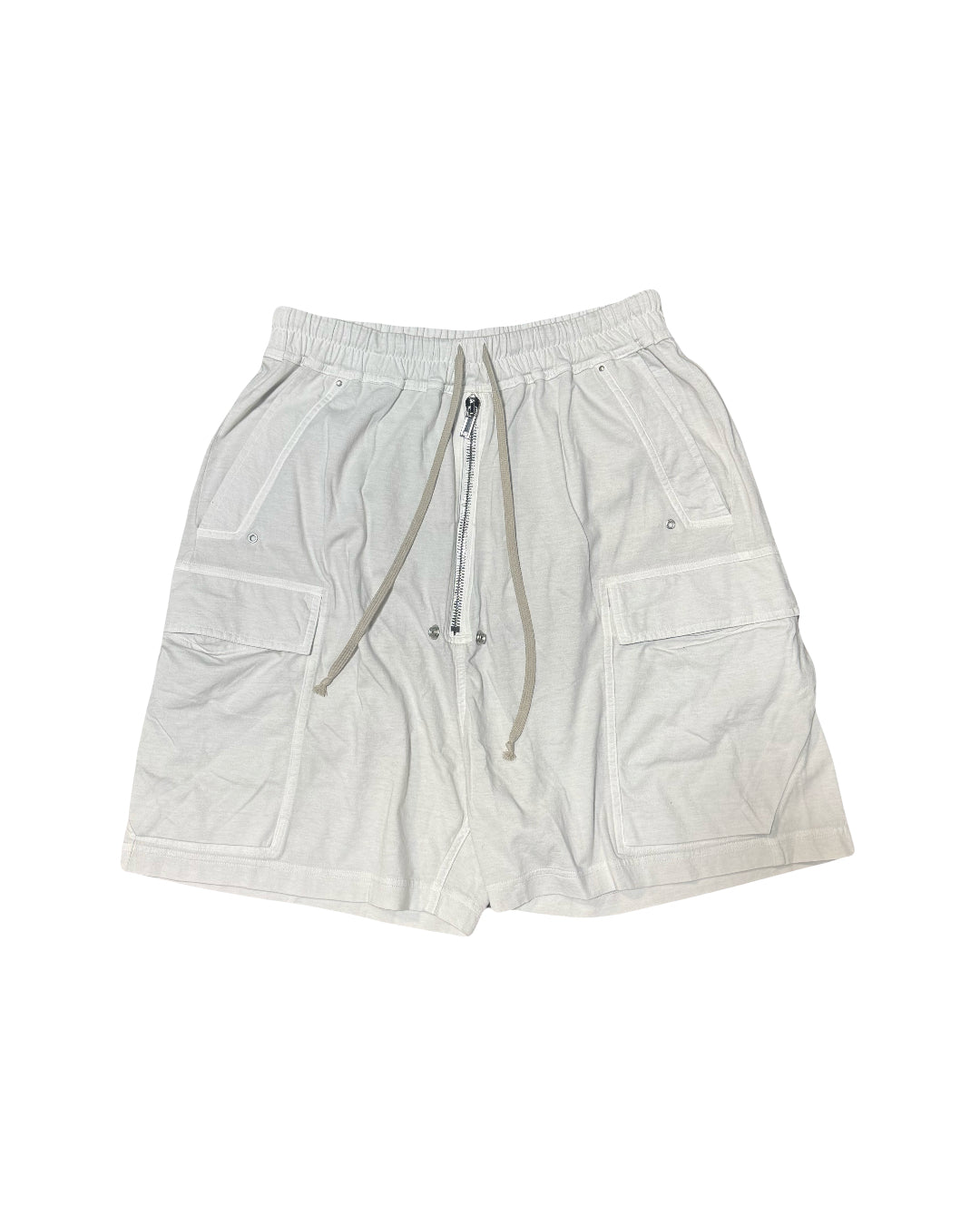 Rick Owens Cargobela Shorts Milk Wash