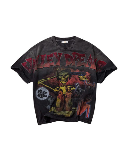 Vale Forever Coma Bling T-Shirt Black