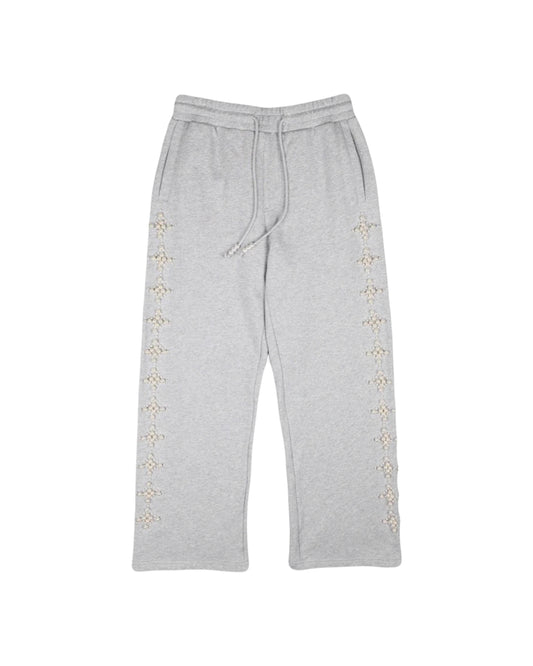 Commons Pearled Star Sweatpants Heather Grey
