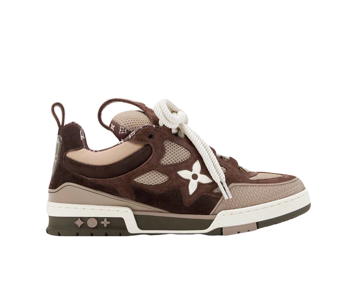 Louis Vuitton Skate Suede Brown