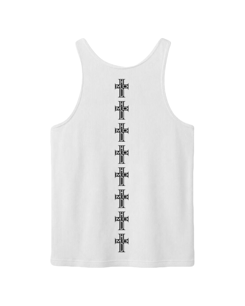 Happy Memories Dont Die HC Tank Top White
