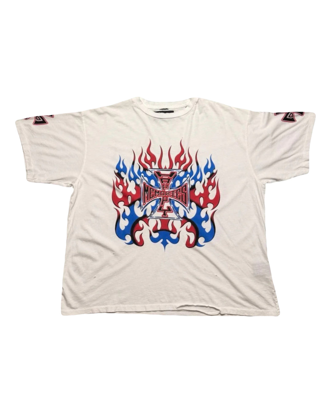 Happy Memories Dont Die 4TH T-Shirt White