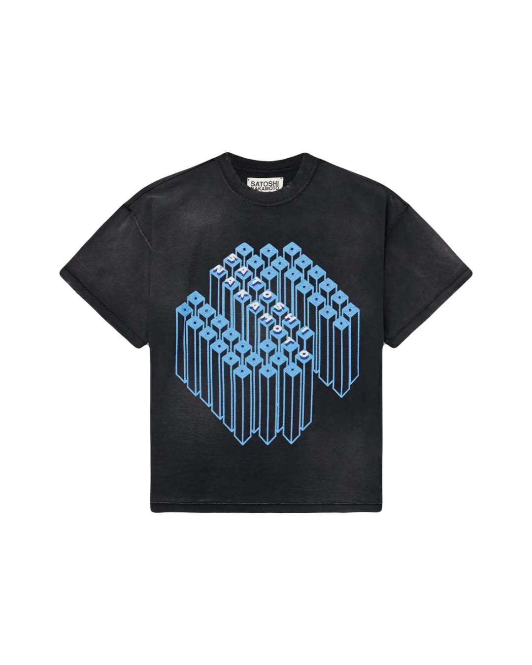 Satoshi Nakamoto Gridlock T-Shirt Black