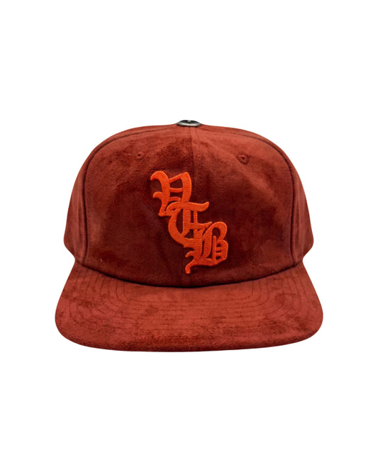 Vertabrae Suede Hat Rust