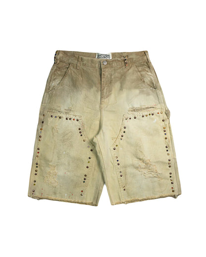 Satoshi Nakamoto Danny's Carpenter Shorts White