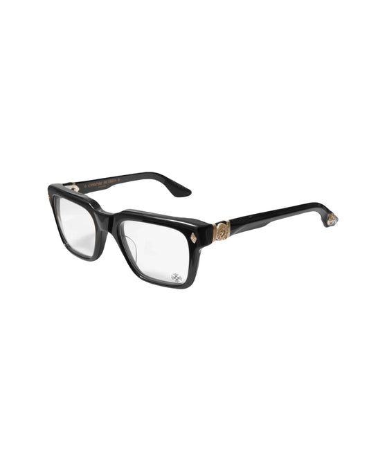 Chrome Hearts Halllamanass Glasses Black/Gold