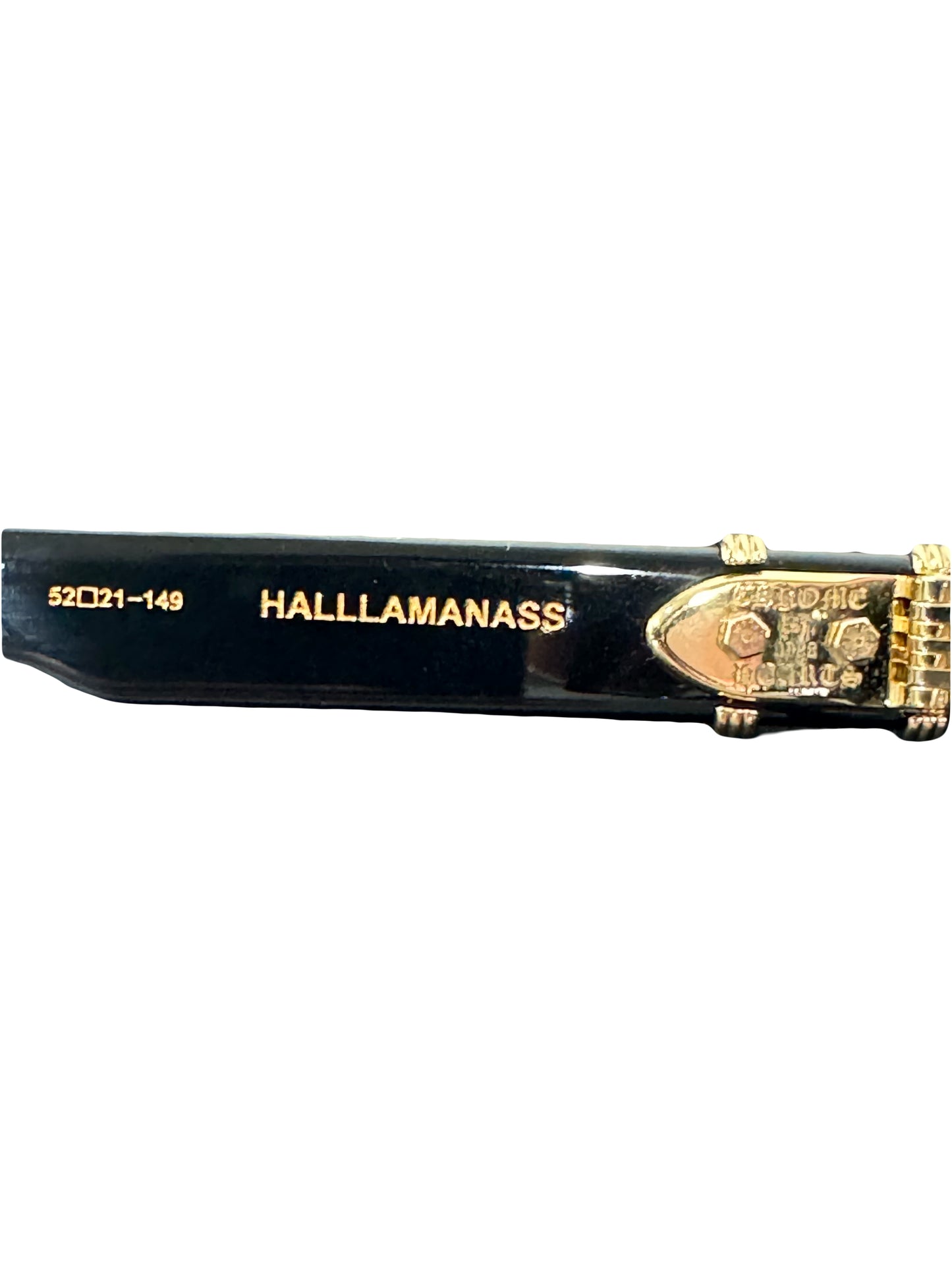 Chrome Hearts Halllamanass Glasses Black/Gold