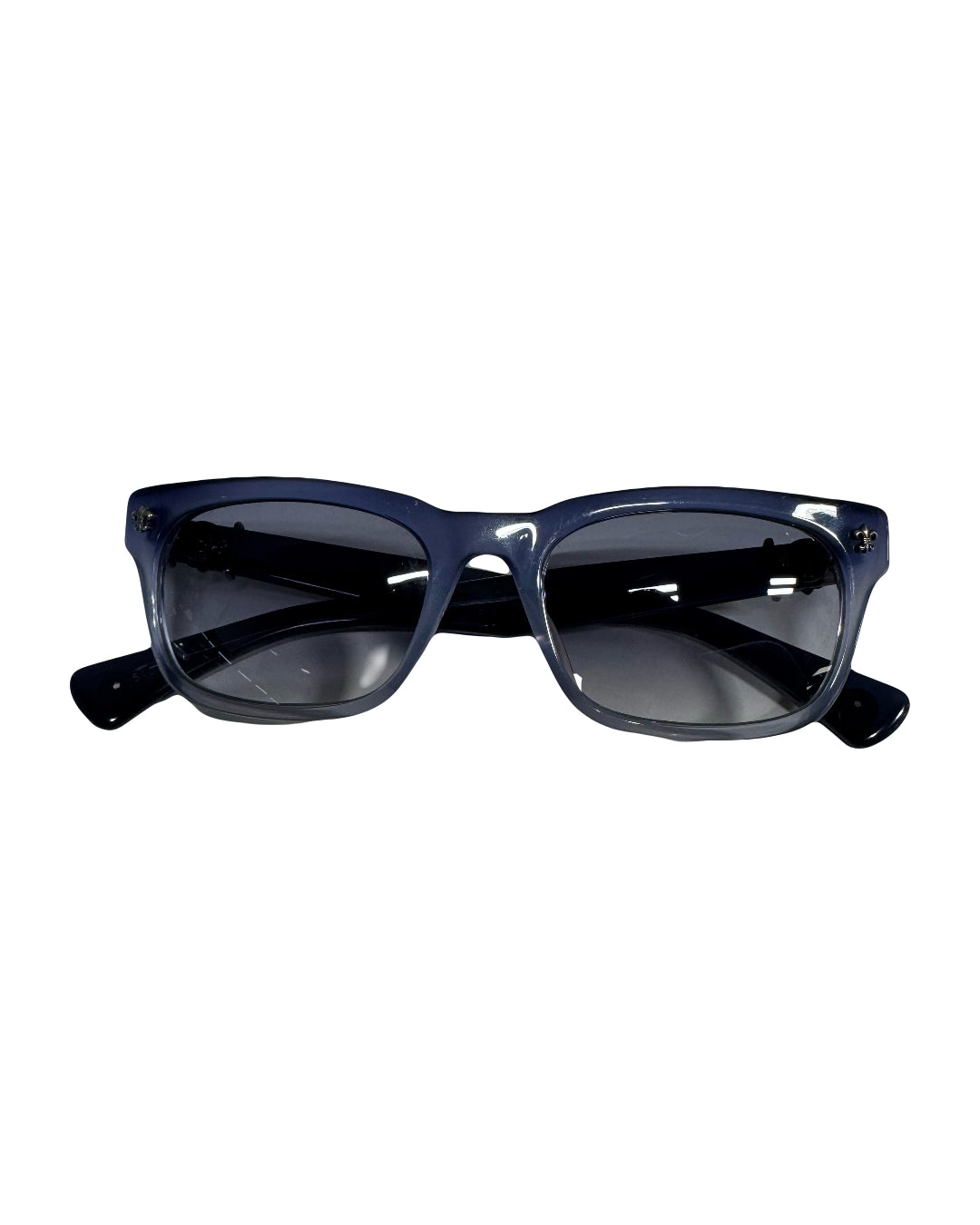 Chrome Hearts Gettin Any? Glasses Blue/Silver (Preowned)