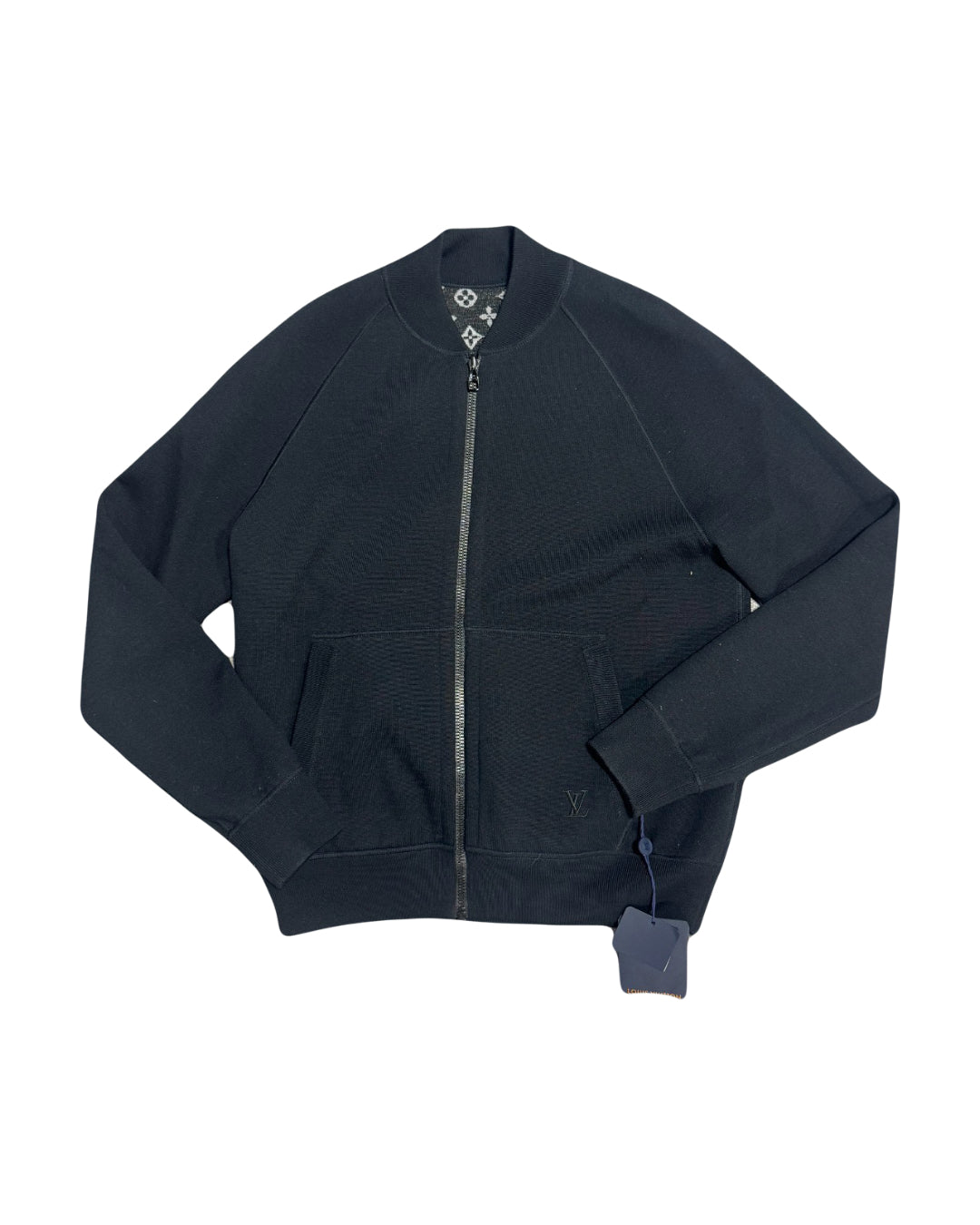 Louis Vuitton Bomber Monogram Reversible Jacket Black