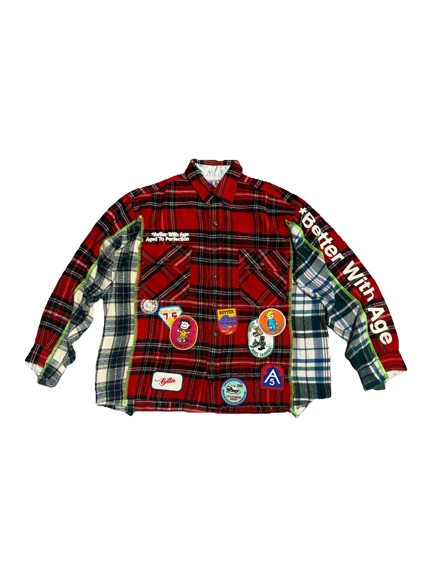 Better With Age Gentlemens 3 Panel Flannel Assorted