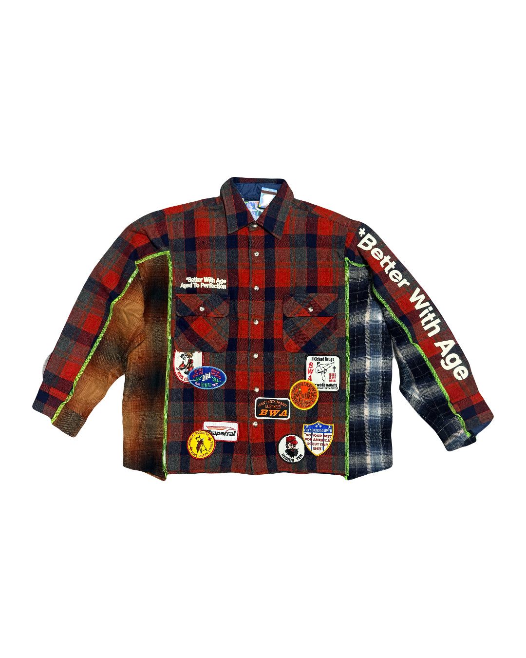 Better With Age Gentlemens 3 Panel Flannel Assorted