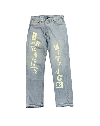 Better With Age Jeans Crosiet Denim Light Indigo