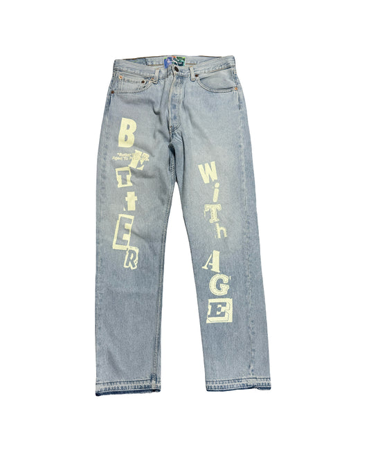 Better With Age Jeans Crosiet Denim Light Indigo