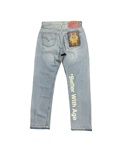 Better With Age Jeans Crosiet Denim Light Indigo