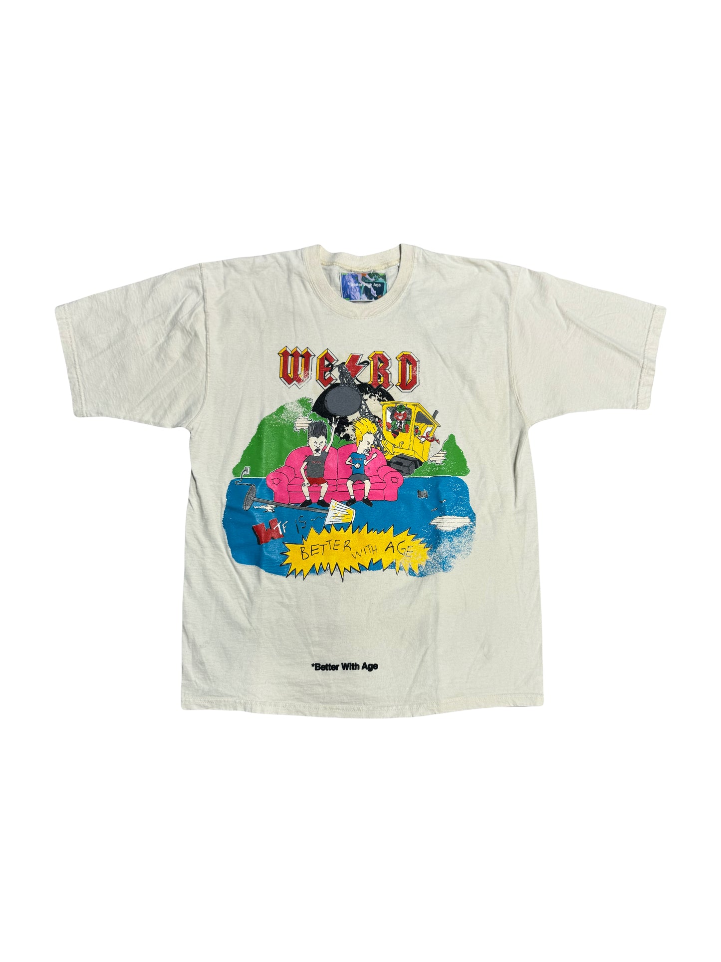 Better With Age Angus T-Shirt Assorted/White