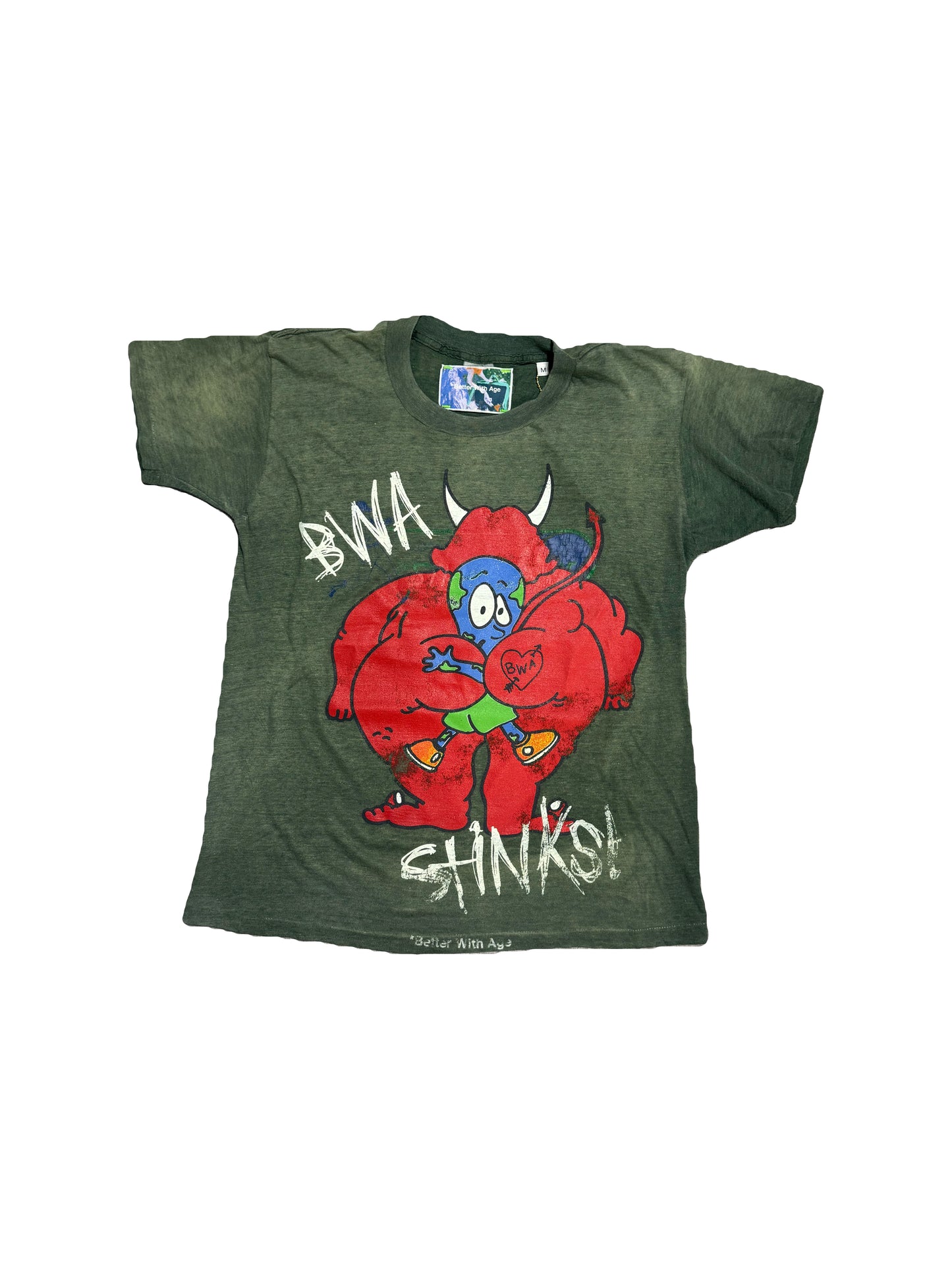 Better With Age Buck T-Shirt Green/Assorted