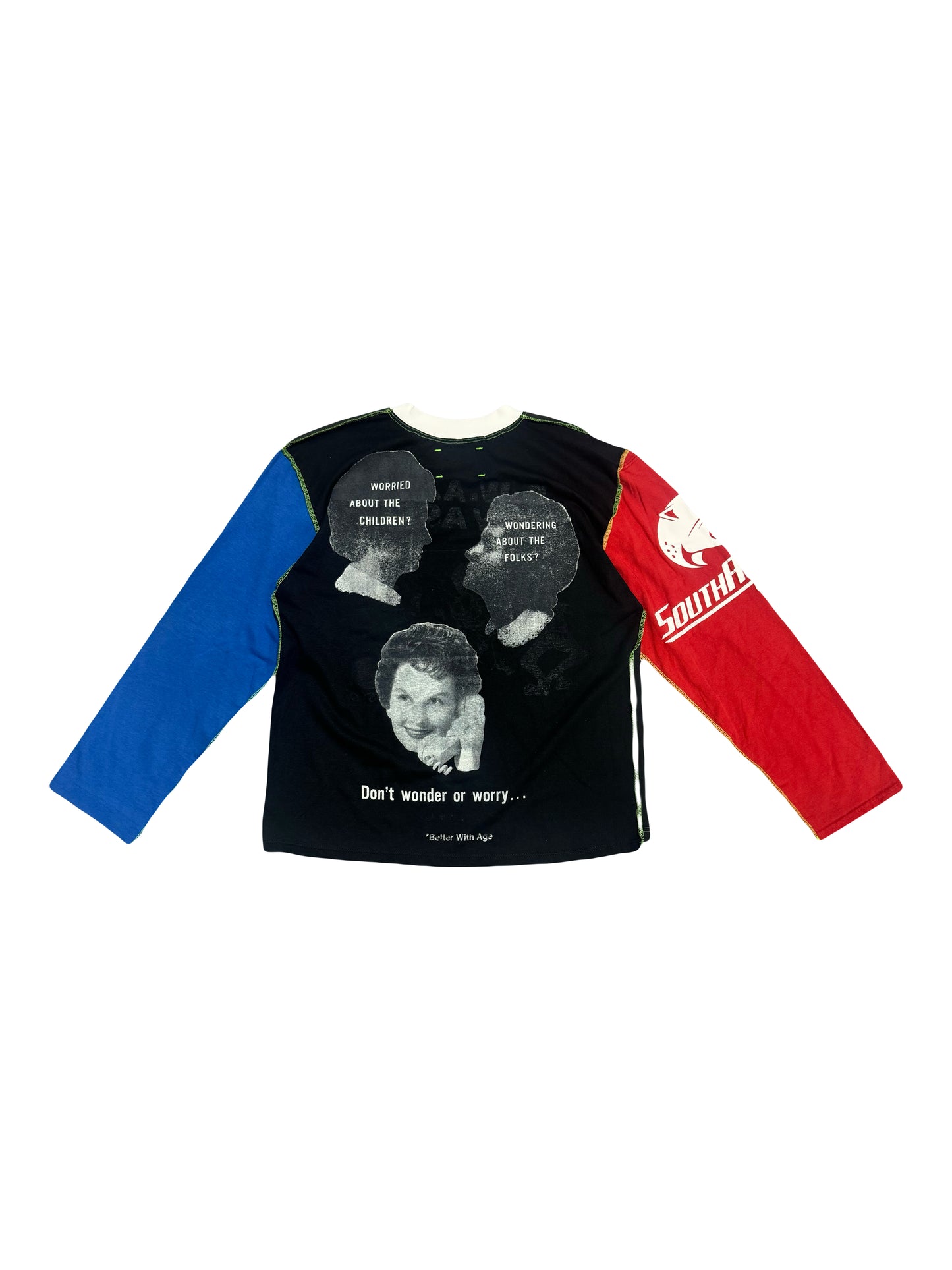 Better With Age Dammit Reversible Long Sleeve Black/Red/Blue