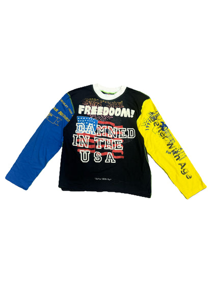 Better With Age Dammit Reversible Long Sleeve Black/Yellow/Blue