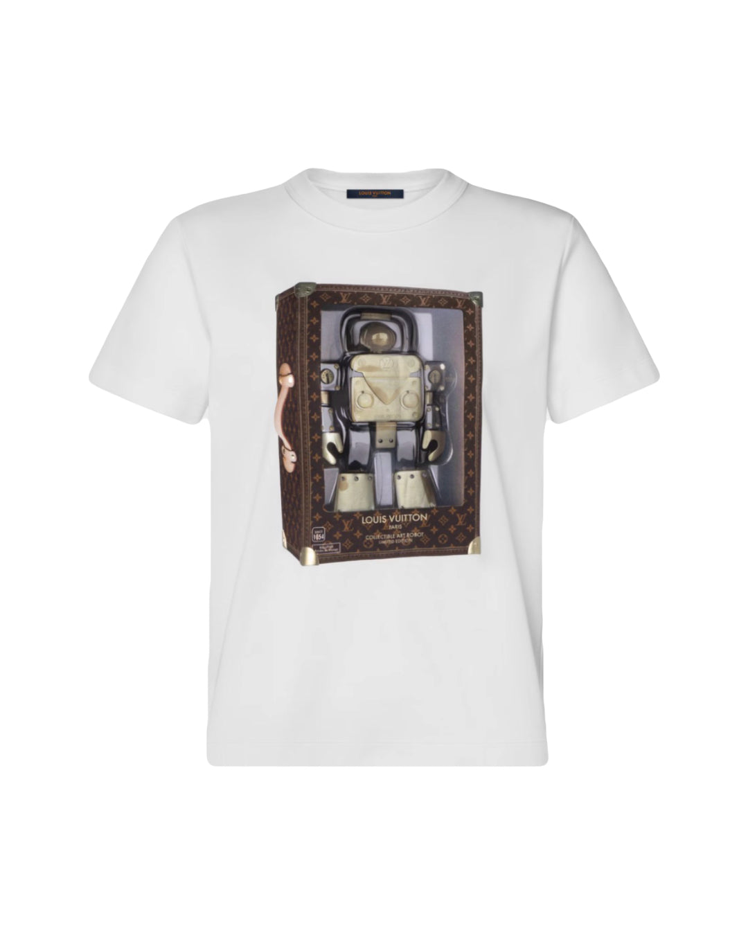 Louis Vuitton Print Robot In a Box T-Shirt White