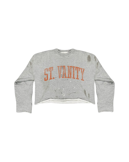 Saint Vanity Canes Crewneck Grey