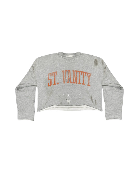 Saint Vanity Canes Crewneck Grey