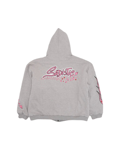 Anti Promo Matty Boy Sadistic Thermal Lined Zip-Up Grey