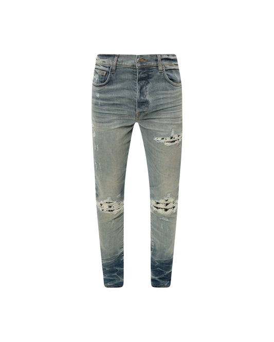 Amiri Jeans MX1 Black/White MA Repair Vintage Indigo