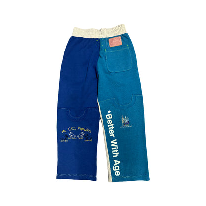 Better With Age Hollywood Reconstructed Sweatpants Heather Grey/Blue