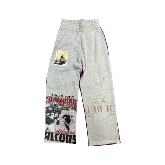 Better With Age Hollywood Reconstructed Sweatpants Heather Grey/Purple/Green